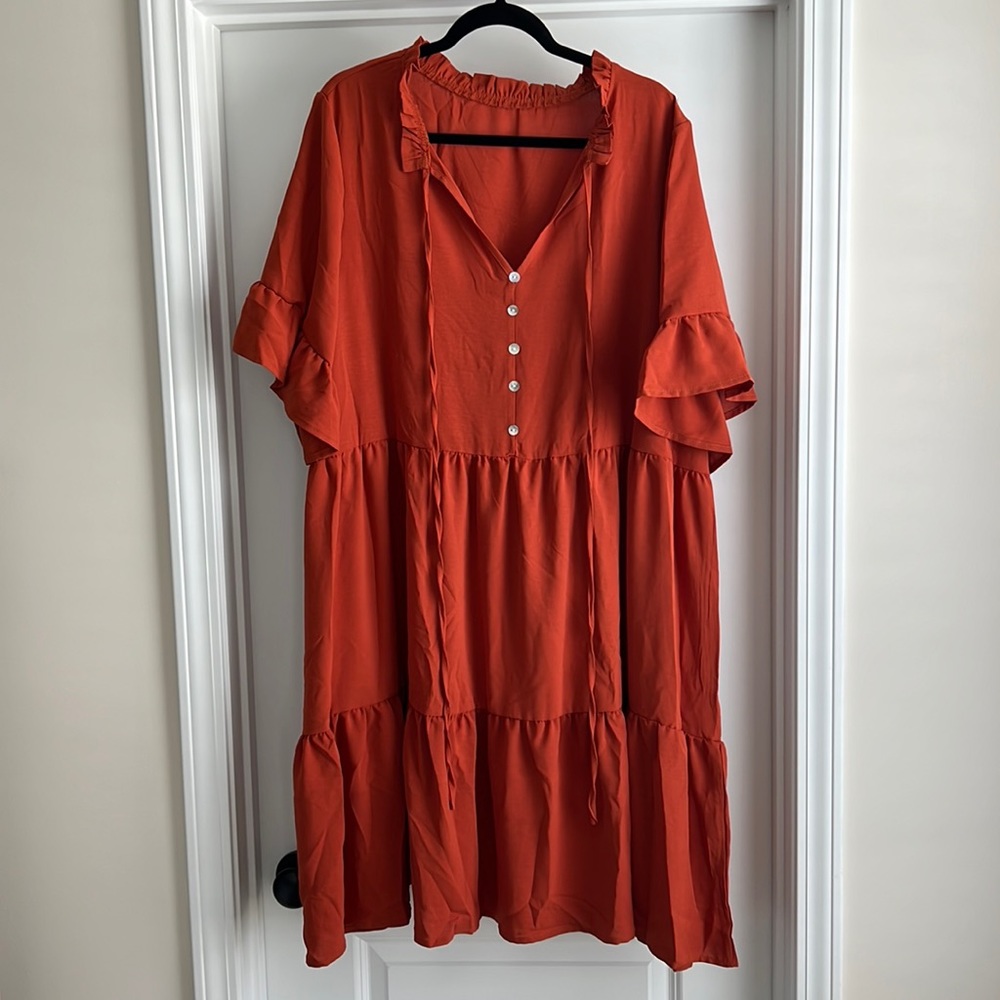 Orange dress